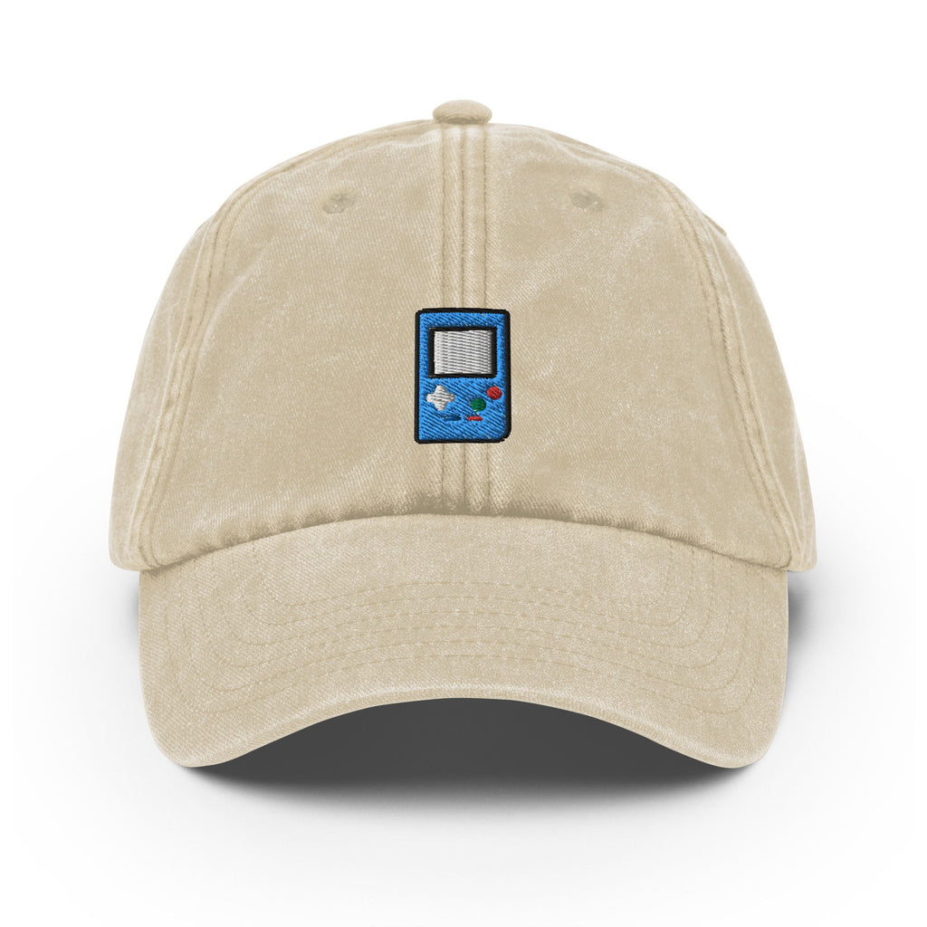 Game Machine Vintage Hat, Aged Dad Cap, Faded Baseball Cap Gift - Multiple Colors
