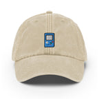 Game Machine Vintage Hat, Aged Dad Cap, Faded Baseball Cap Gift - Multiple Colors