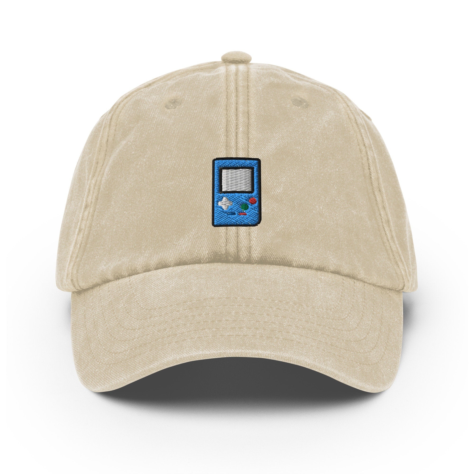 Game Machine Vintage Hat, Aged Dad Cap, Faded Baseball Cap Gift - Multiple Colors