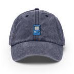 Game Machine Vintage Hat, Aged Dad Cap, Faded Baseball Cap Gift - Multiple Colors