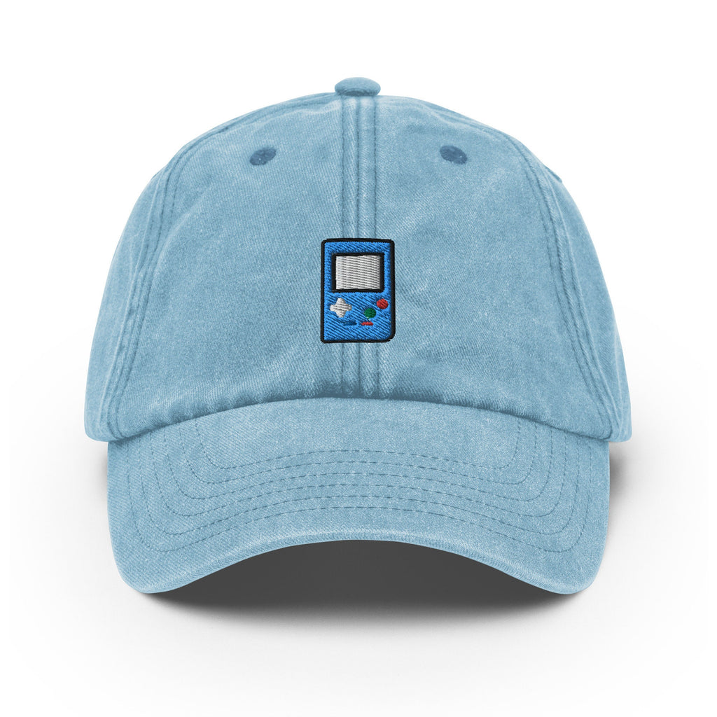Game Machine Vintage Hat, Aged Dad Cap, Faded Baseball Cap Gift - Multiple Colors