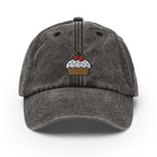 Cupcake Vintage Hat, Aged Dad Cap, Faded Baseball Cap Gift - Multiple Colors