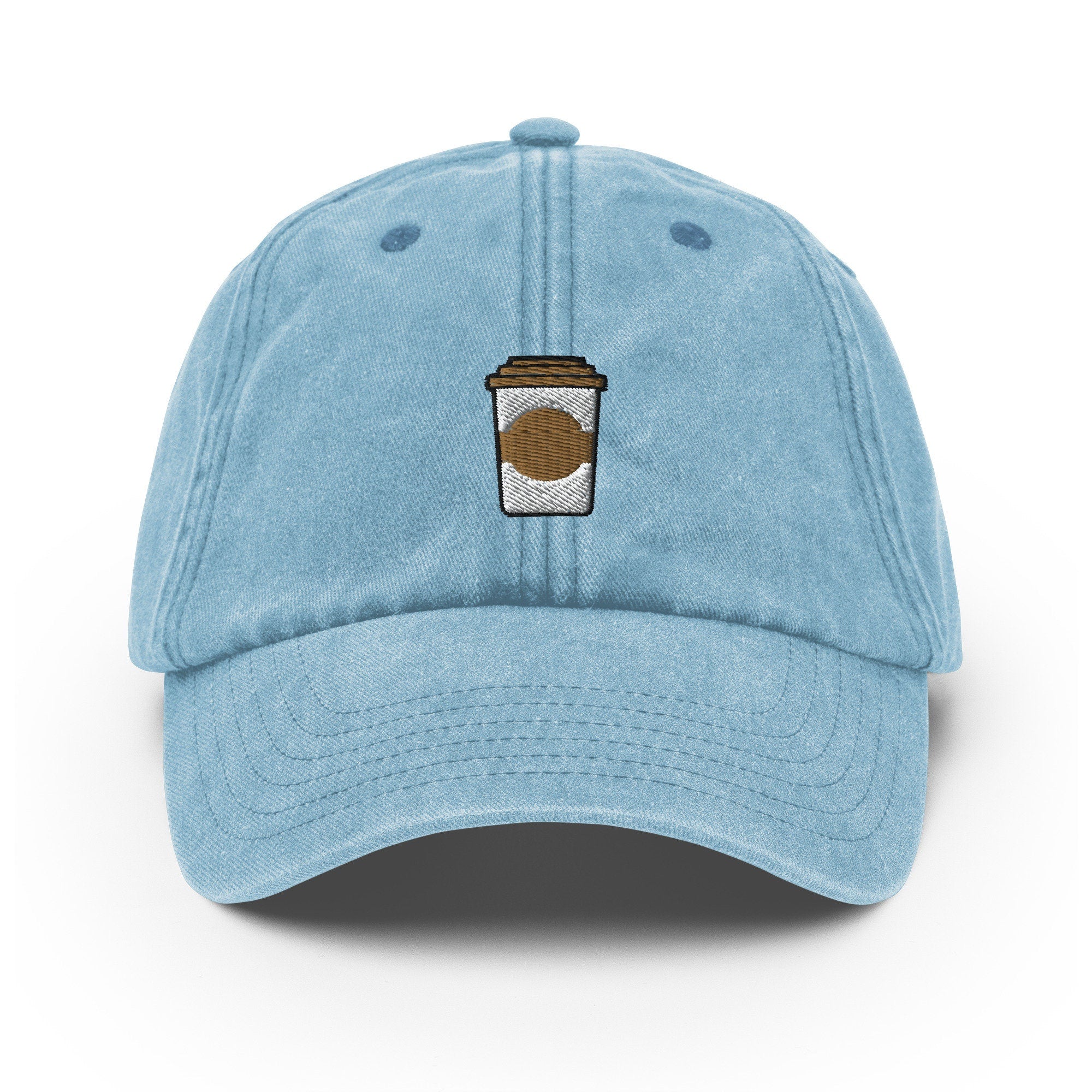 Coffee Vintage Hat, Aged Dad Cap, Faded Baseball Cap Gift - Multiple Colors