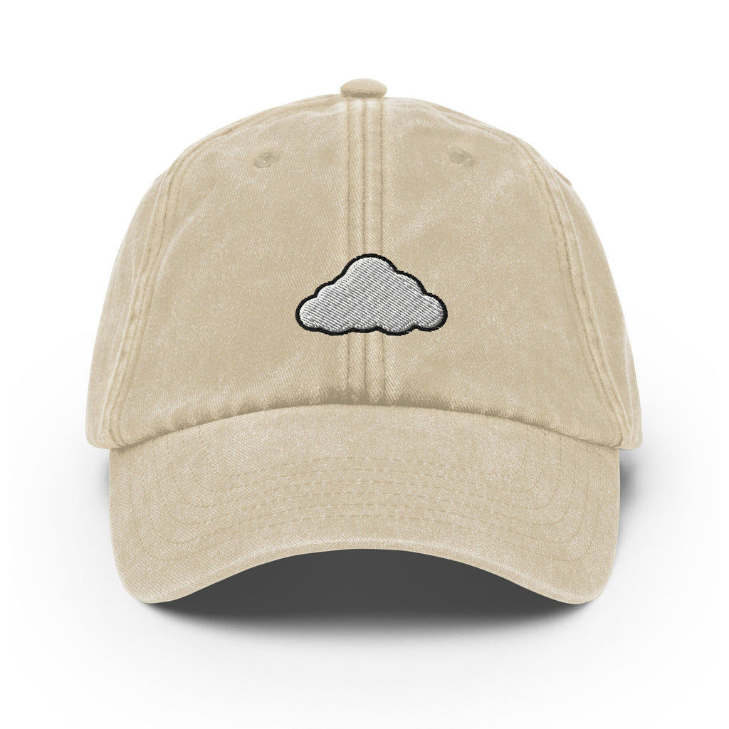 Cloud Vintage Hat, Aged Dad Cap, Faded Baseball Cap Gift - Multiple Colors