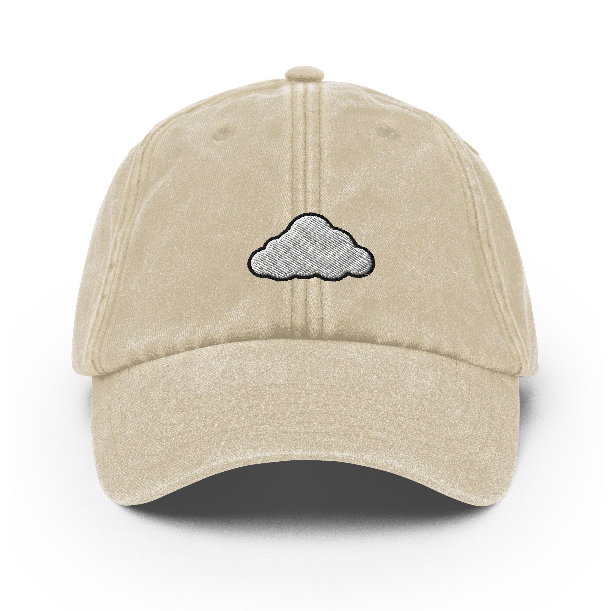 Cloud Vintage Hat, Aged Dad Cap, Faded Baseball Cap Gift - Multiple Colors