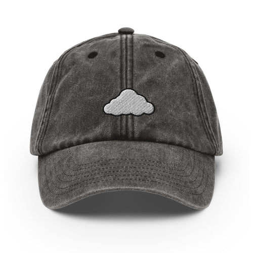 Cloud Vintage Hat, Aged Dad Cap, Faded Baseball Cap Gift - Multiple Colors