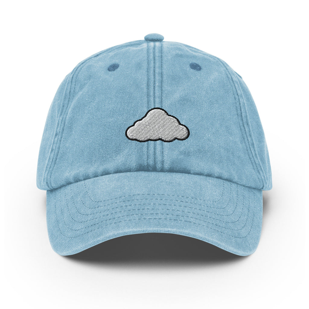 Cloud Vintage Hat, Aged Dad Cap, Faded Baseball Cap Gift - Multiple Colors