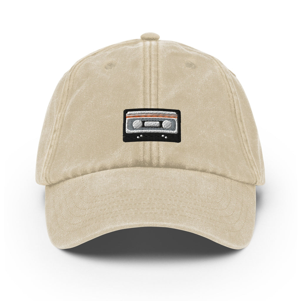 Tape Vintage Hat, Aged Dad Cap, Faded Baseball Cap Gift - Multiple Colors
