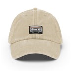 Tape Vintage Hat, Aged Dad Cap, Faded Baseball Cap Gift - Multiple Colors