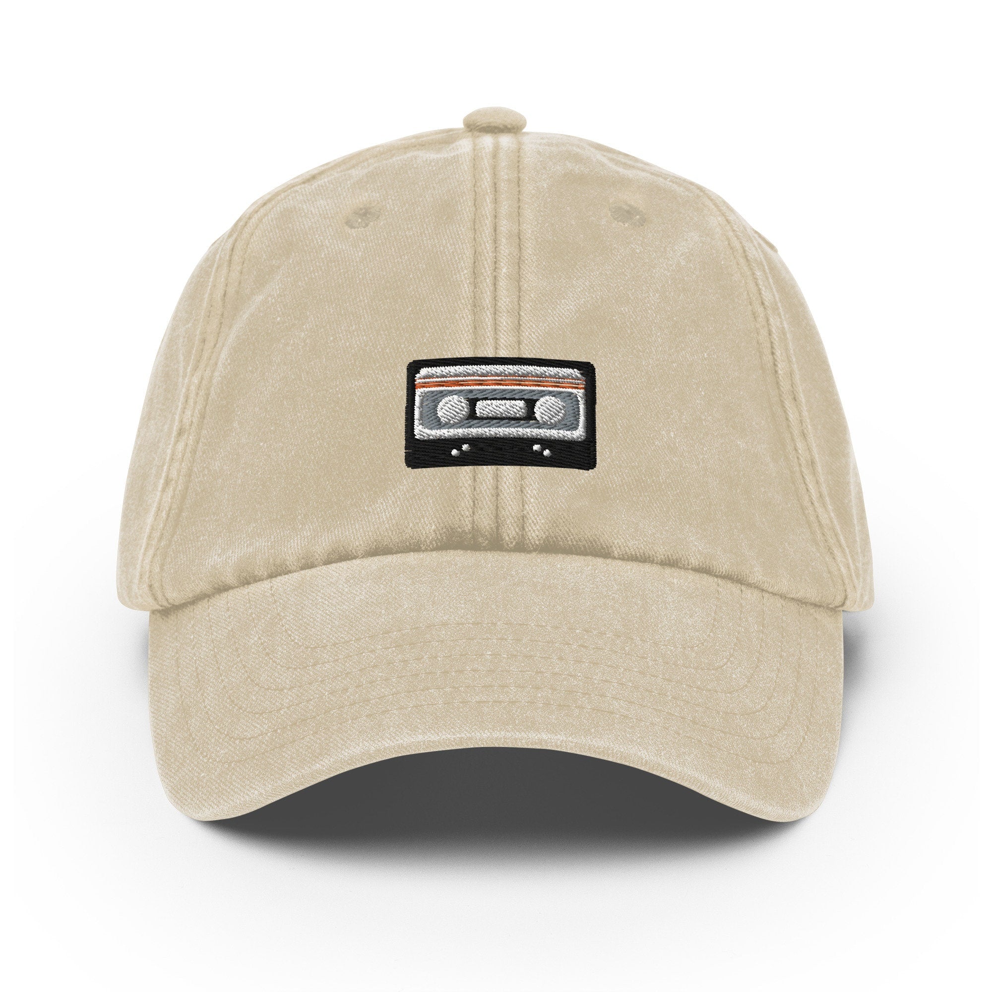 Tape Vintage Hat, Aged Dad Cap, Faded Baseball Cap Gift - Multiple Colors