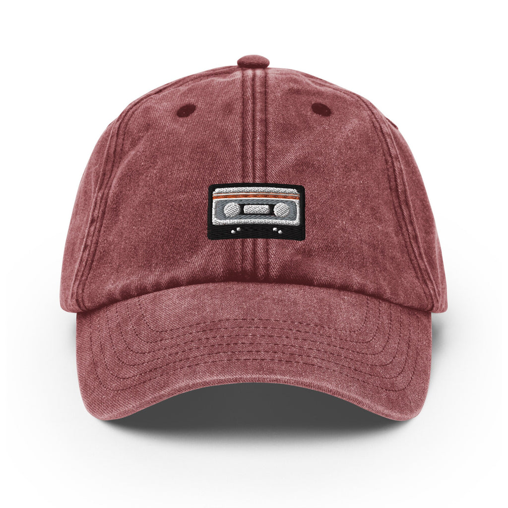 Tape Vintage Hat, Aged Dad Cap, Faded Baseball Cap Gift - Multiple Colors