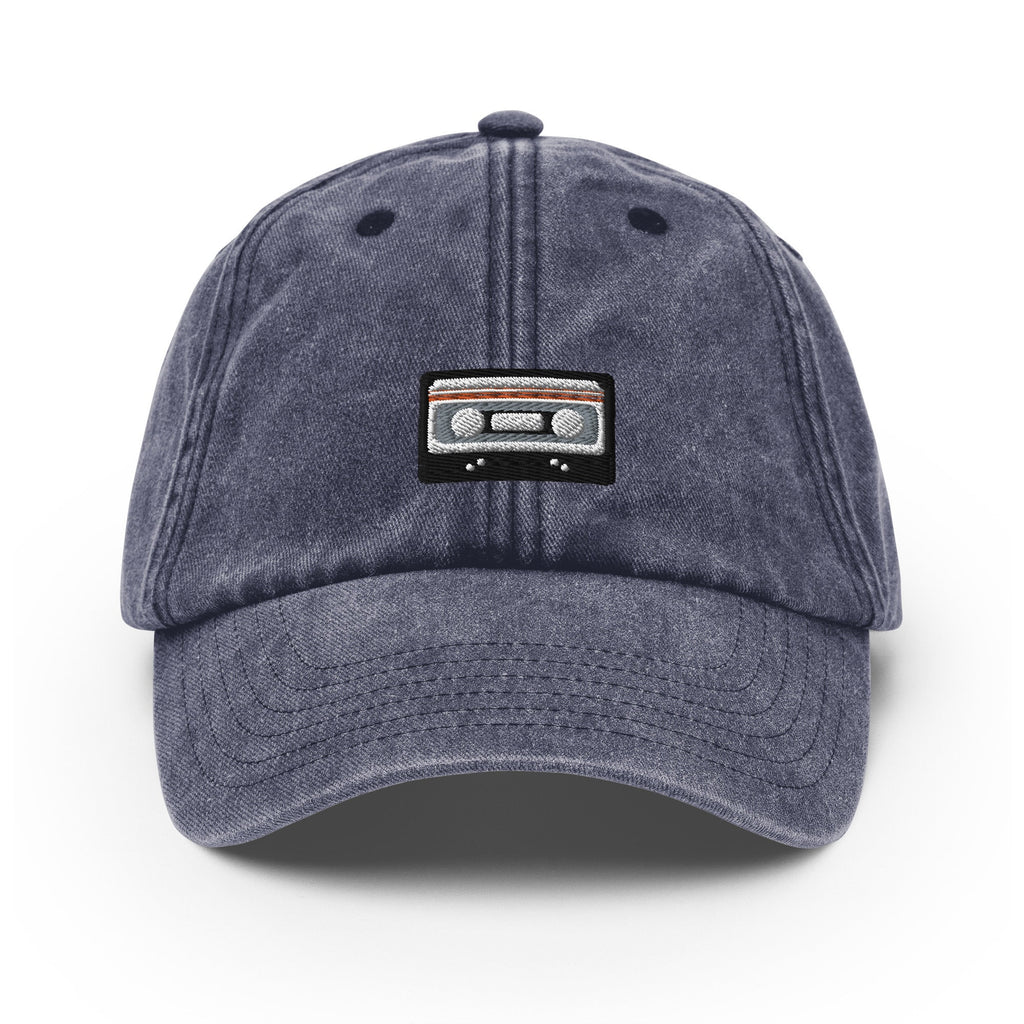 Tape Vintage Hat, Aged Dad Cap, Faded Baseball Cap Gift - Multiple Colors