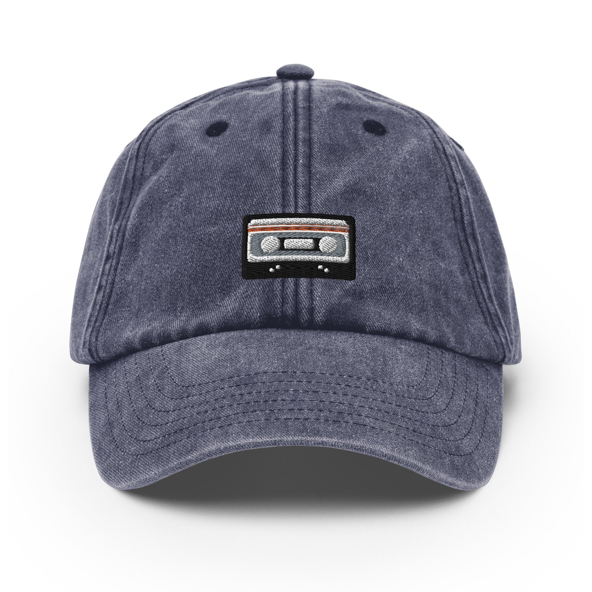 Tape Vintage Hat, Aged Dad Cap, Faded Baseball Cap Gift - Multiple Colors