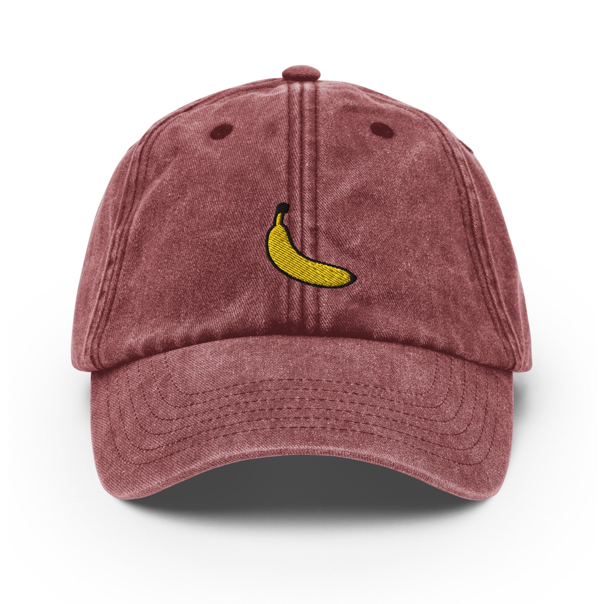 Banana Vintage Hat, Aged Dad Cap, Faded Baseball Cap Gift - Multiple Colors