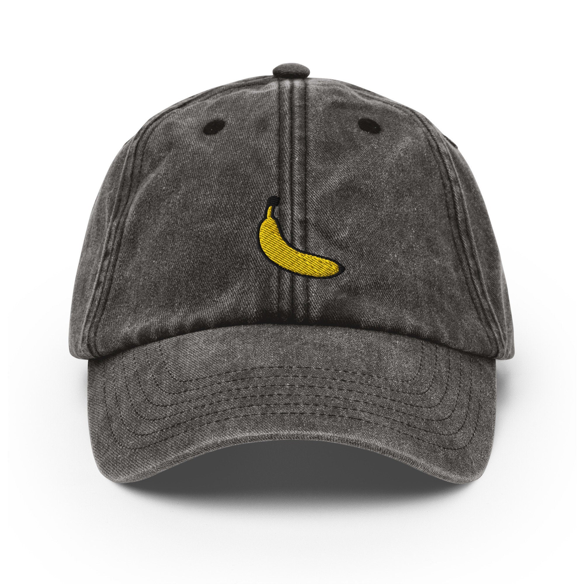 Banana Vintage Hat, Aged Dad Cap, Faded Baseball Cap Gift - Multiple Colors