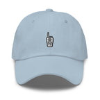 Embroidered Walkie Talkie Dad Hat: Unisex Cotton Twill Baseball Cap