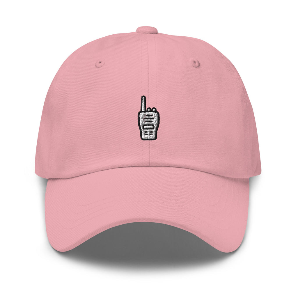 Embroidered Walkie Talkie Dad Hat: Unisex Cotton Twill Baseball Cap