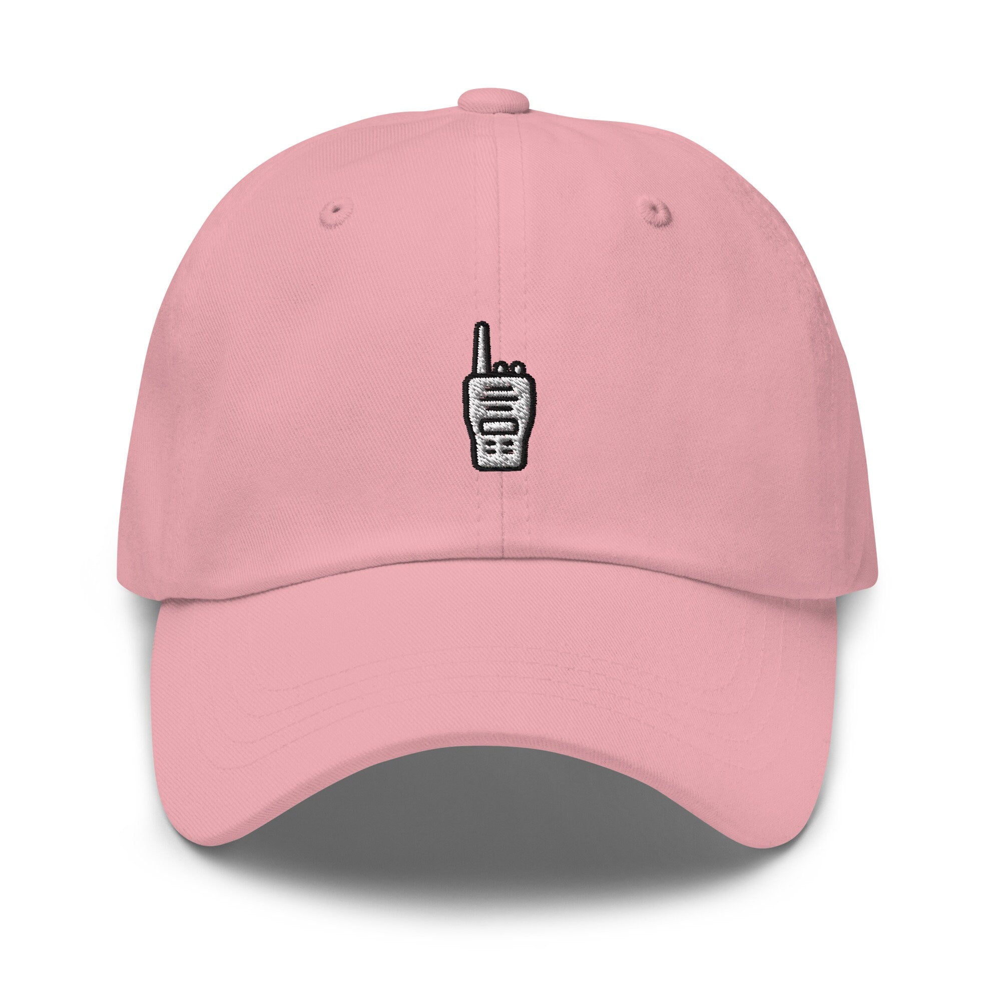 Embroidered Walkie Talkie Dad Hat: Unisex Cotton Twill Baseball Cap