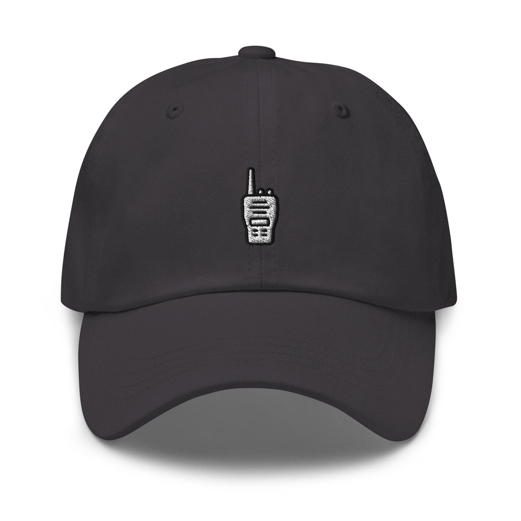 Embroidered Walkie Talkie Dad Hat: Unisex Cotton Twill Baseball Cap