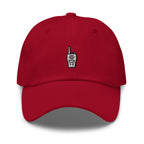 Embroidered Walkie Talkie Dad Hat: Unisex Cotton Twill Baseball Cap