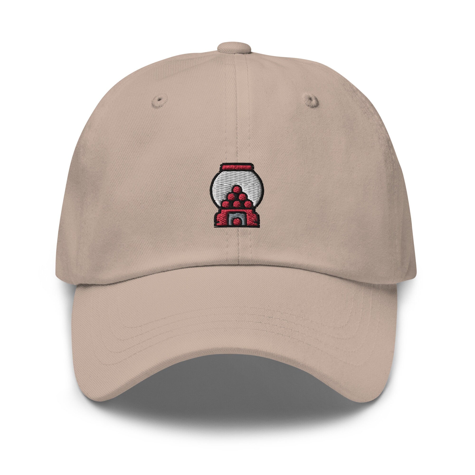 Embroidered Gumball Machine Dad Hat: Unisex Cotton Twill Baseball Cap