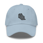 Embroidered Vintage Camera Dad Hat - Chino Cotton Twill