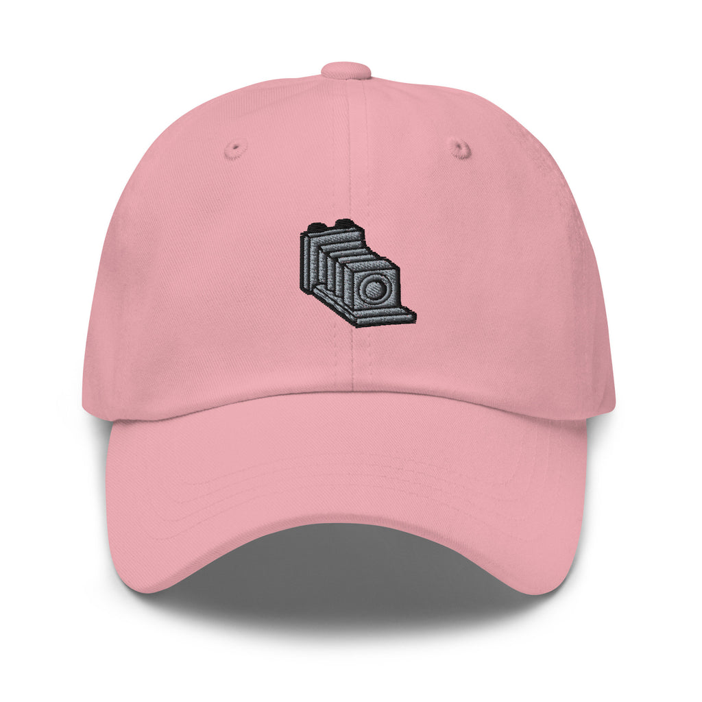 Embroidered Vintage Camera Dad Hat - Chino Cotton Twill
