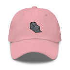 Embroidered Vintage Camera Dad Hat - Chino Cotton Twill