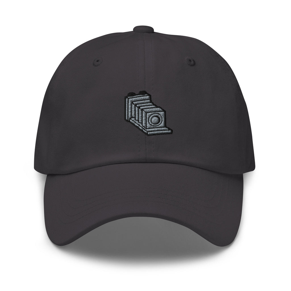 Embroidered Vintage Camera Dad Hat - Chino Cotton Twill