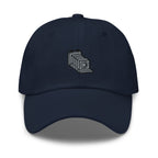Embroidered Vintage Camera Dad Hat - Chino Cotton Twill
