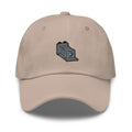 Embroidered Vintage Camera Dad Hat - Chino Cotton Twill