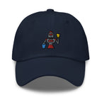 Embroidered Cleaning Robot Dad Hat: Unisex Cotton Twill Baseball Cap