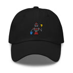 Embroidered Cleaning Robot Dad Hat: Unisex Cotton Twill Baseball Cap