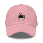 Vintage TV Embroidered Dad Hat: Unisex Cotton Twill Baseball Cap