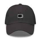 Vintage TV Embroidered Dad Hat: Unisex Cotton Twill Baseball Cap