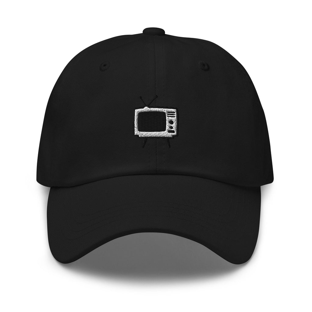 Vintage TV Embroidered Dad Hat: Unisex Cotton Twill Baseball Cap