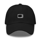 Vintage TV Embroidered Dad Hat: Unisex Cotton Twill Baseball Cap