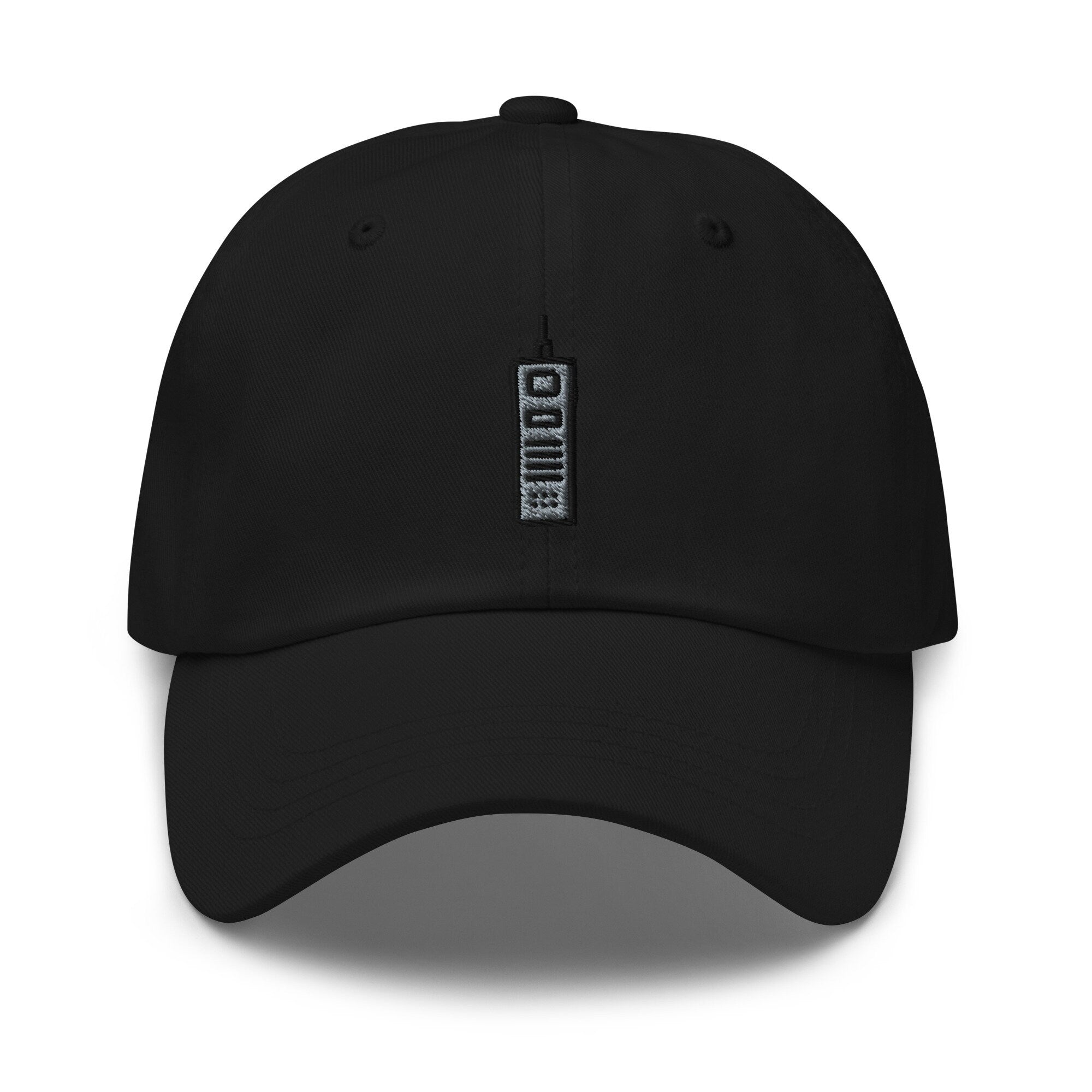 Vintage Cell Phone Embroidered Dad Hat: Unisex Cotton Twill Cap