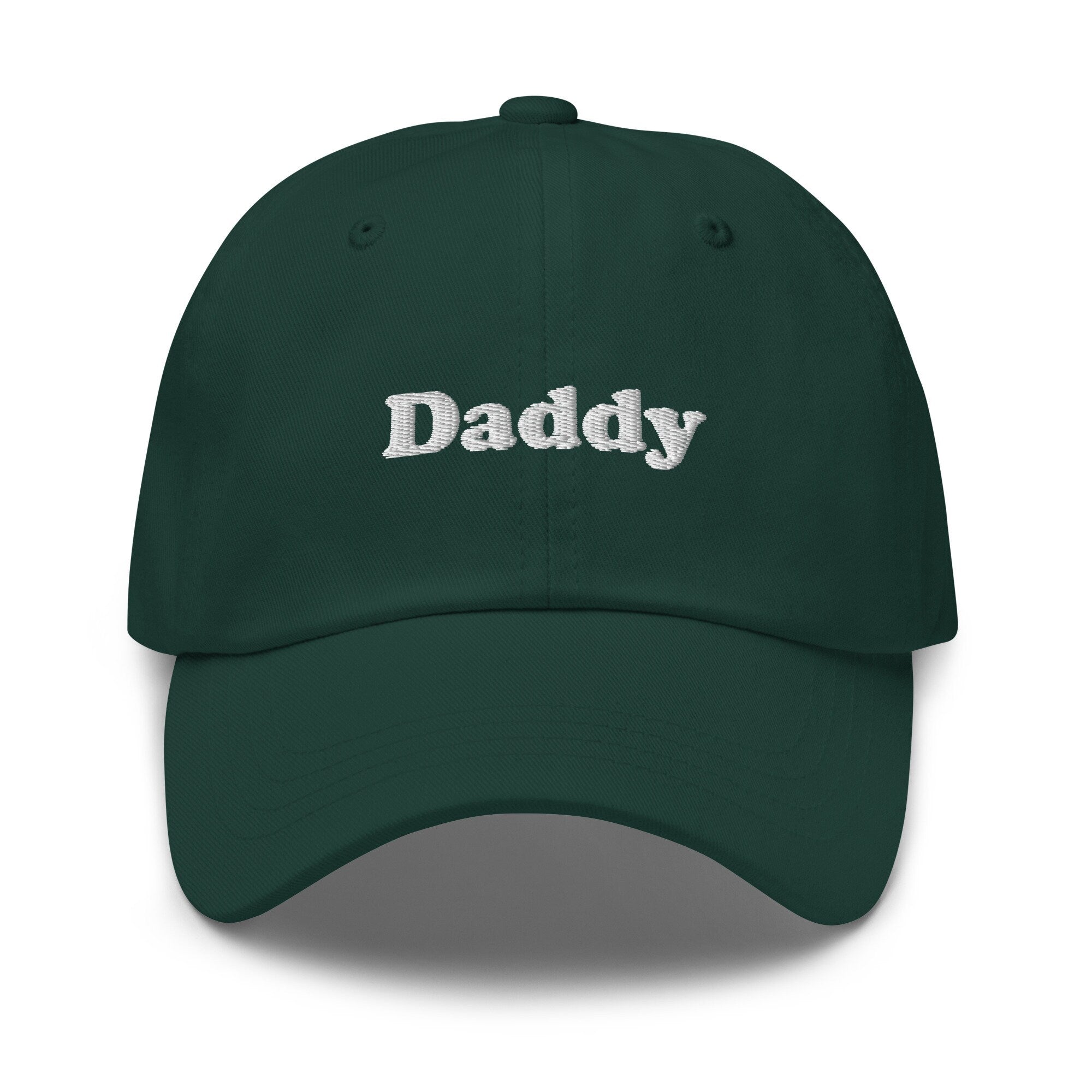Daddy Embroidered Unisex Dad Hat, Handmade, Adjustable Baseball Cap Gift