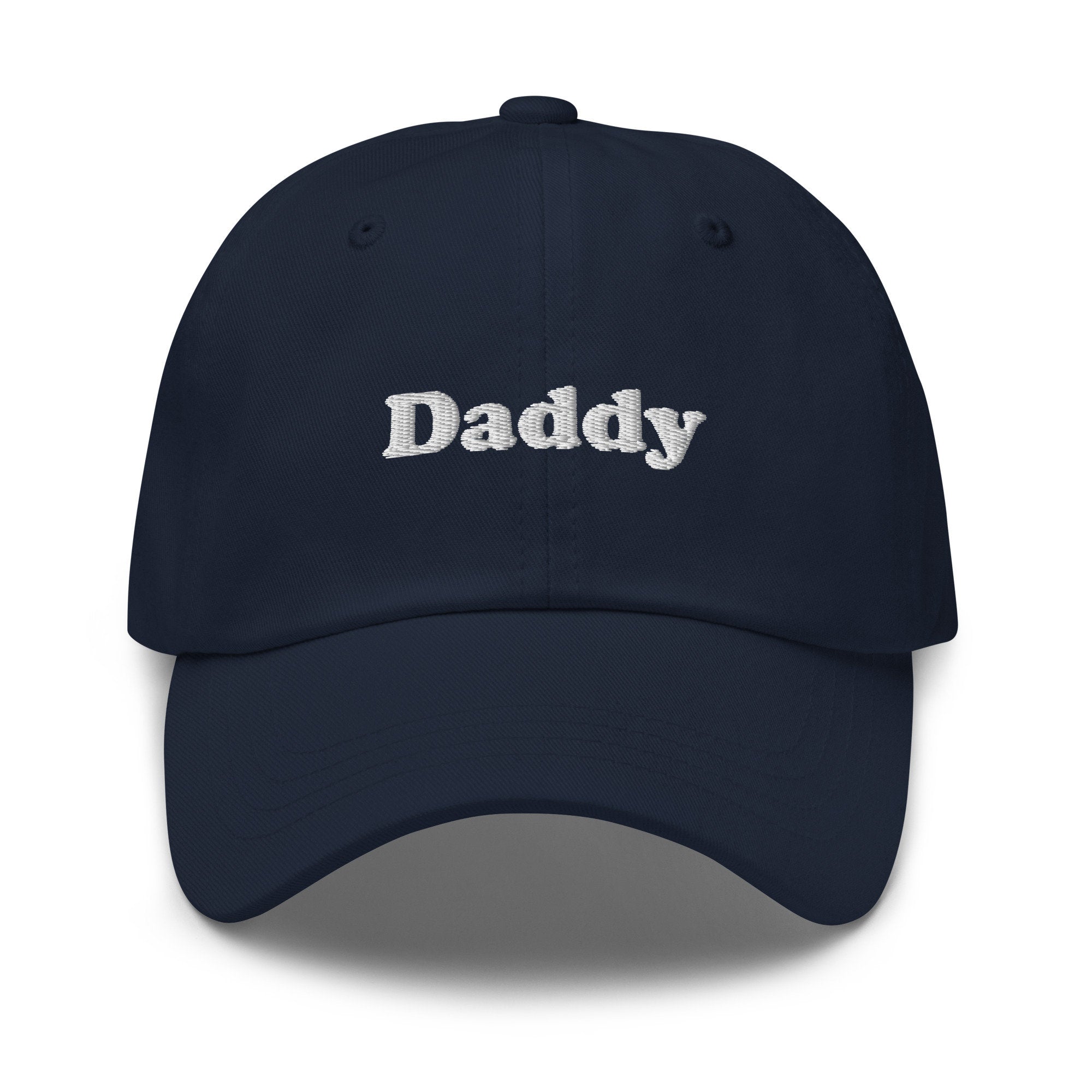 Daddy Embroidered Unisex Dad Hat, Handmade, Adjustable Baseball Cap Gift