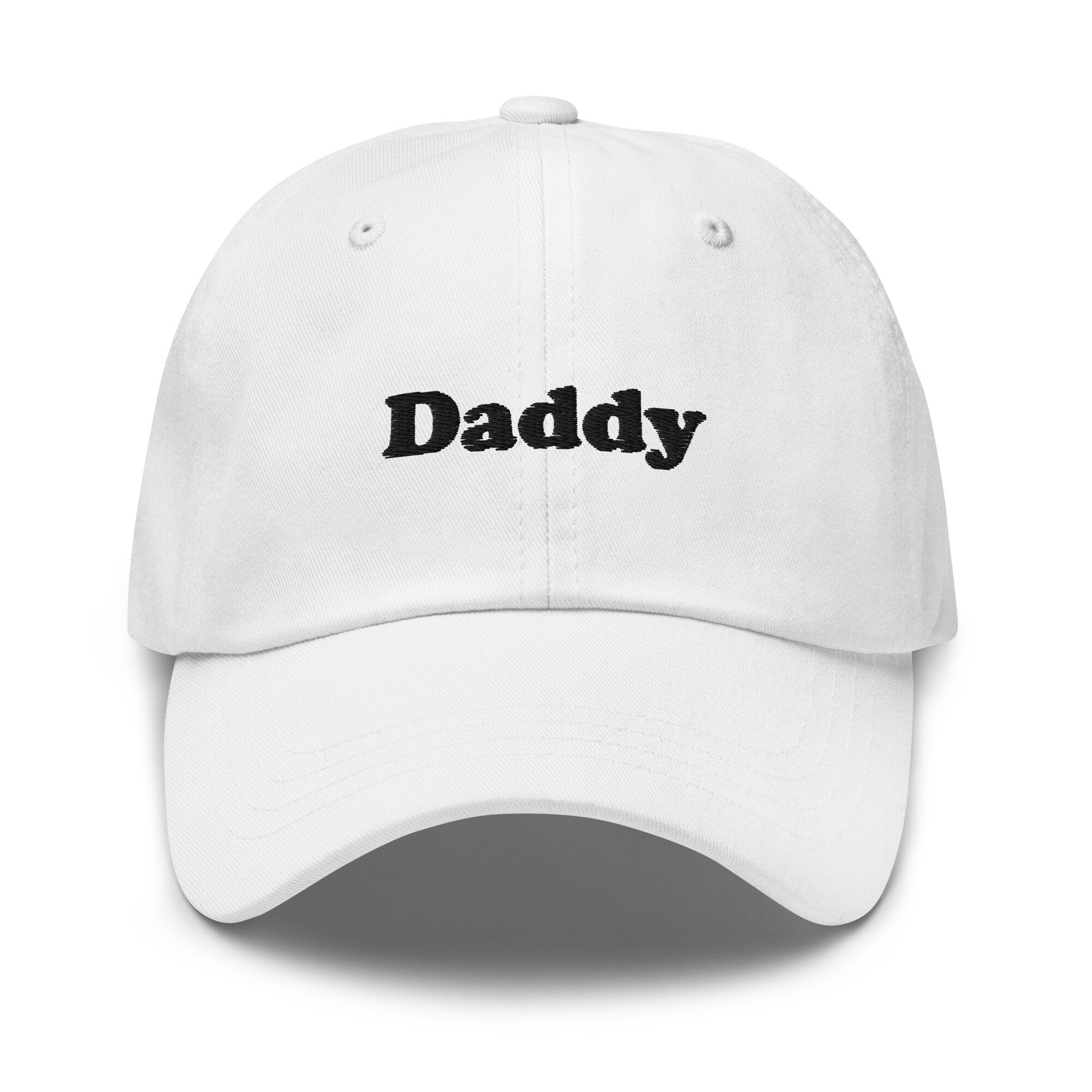 Daddy Embroidered Unisex Dad Hat, Handmade, Adjustable Baseball Cap Gift