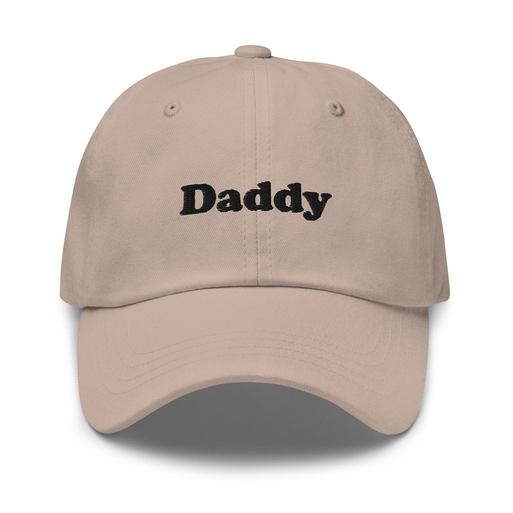 Daddy Embroidered Unisex Dad Hat, Handmade, Adjustable Baseball Cap Gift