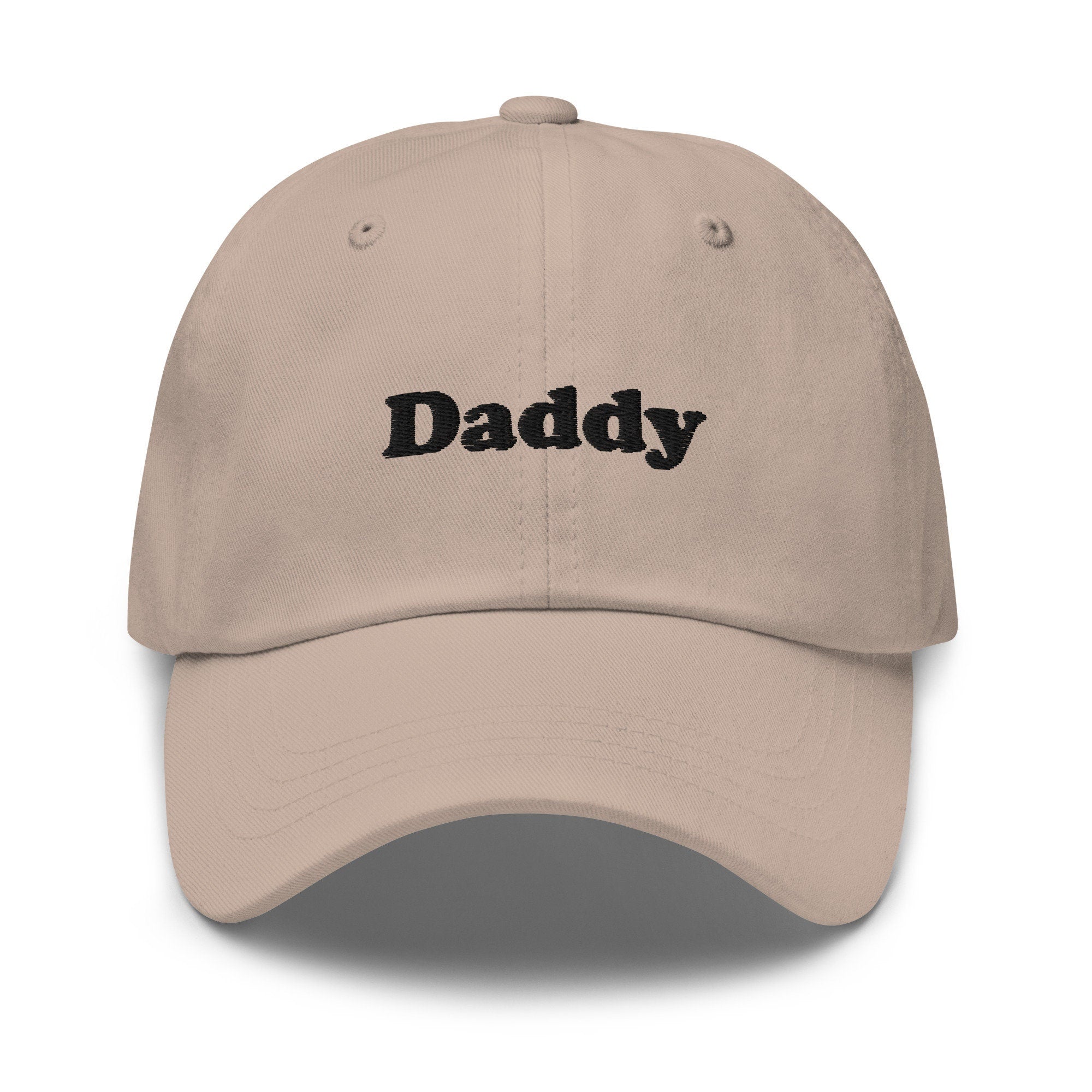Daddy Embroidered Unisex Dad Hat, Handmade, Adjustable Baseball Cap Gift