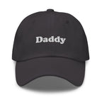 Daddy Embroidered Unisex Dad Hat, Handmade, Adjustable Baseball Cap Gift