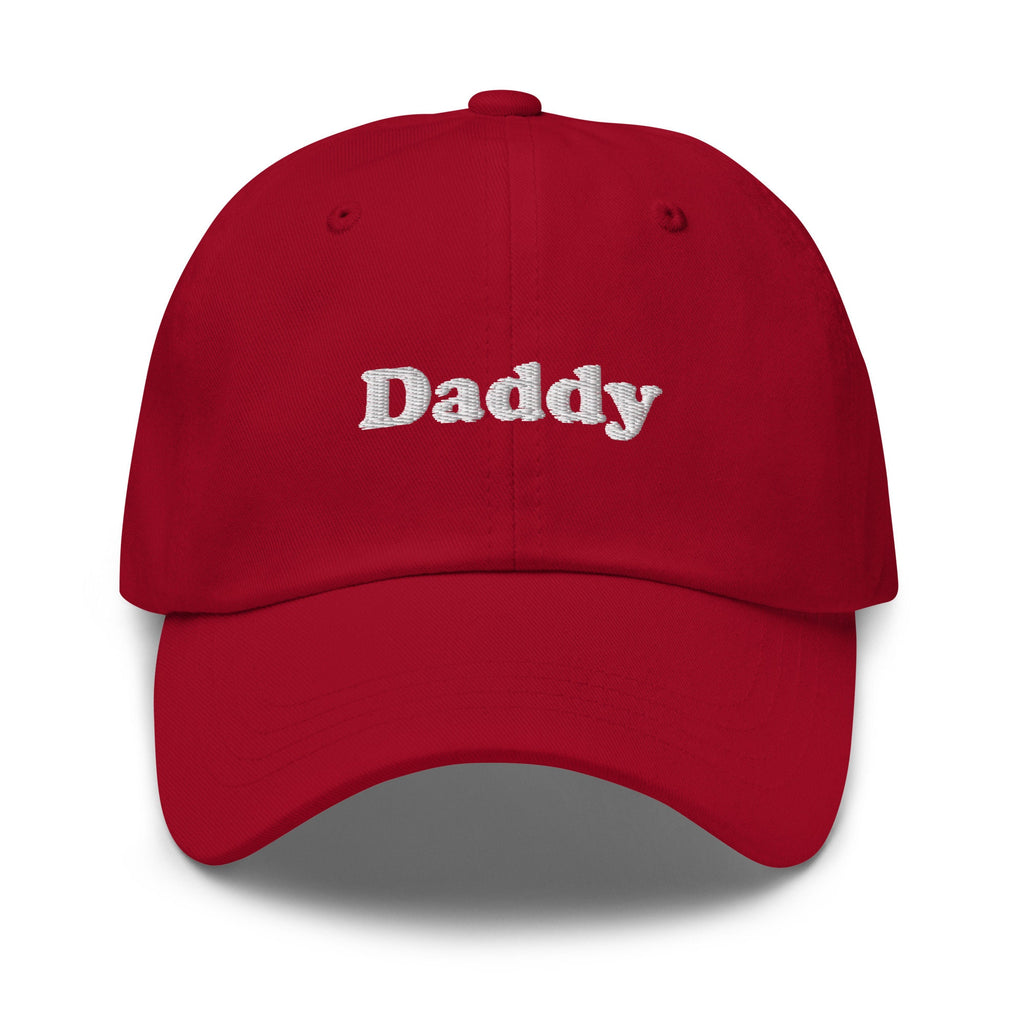 Daddy Embroidered Unisex Dad Hat, Handmade, Adjustable Baseball Cap Gift